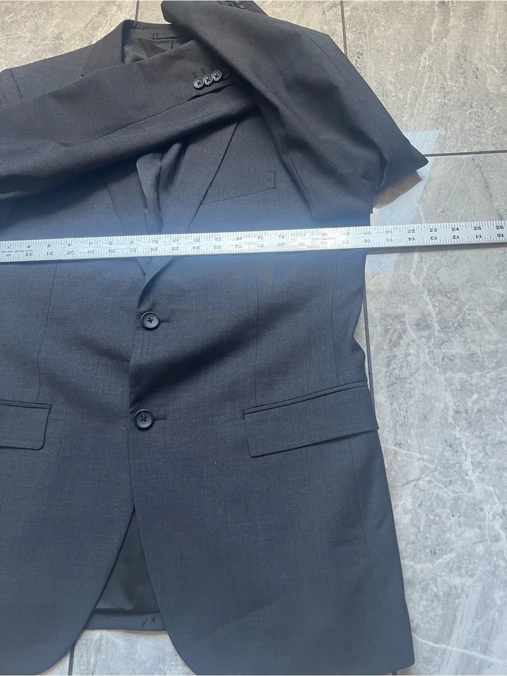 Theory Xylo NP Sartorial Suiting Men's Blazer Suit Jacket 40R Black Wool Stretch